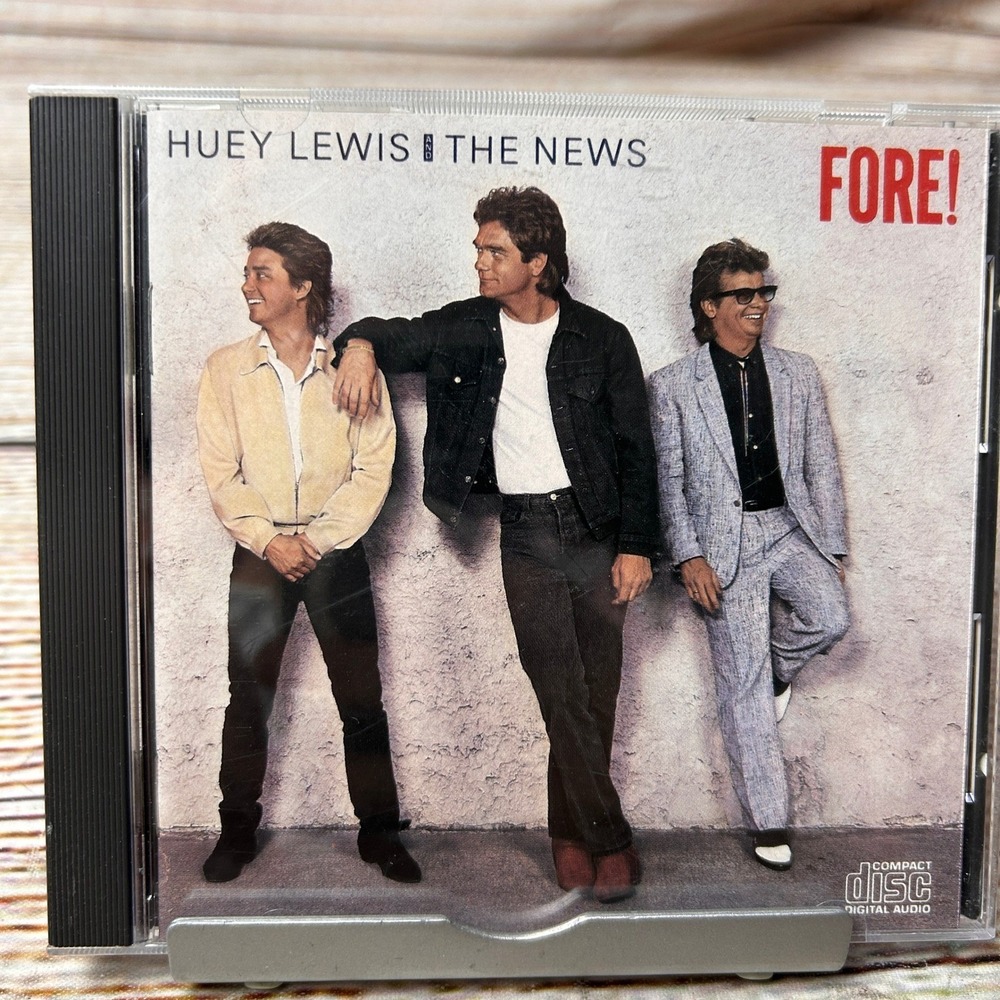 Huey‎ Lewis and the News Fore! CD 1986 Chrysalis Pop Rock Hip To Be Square